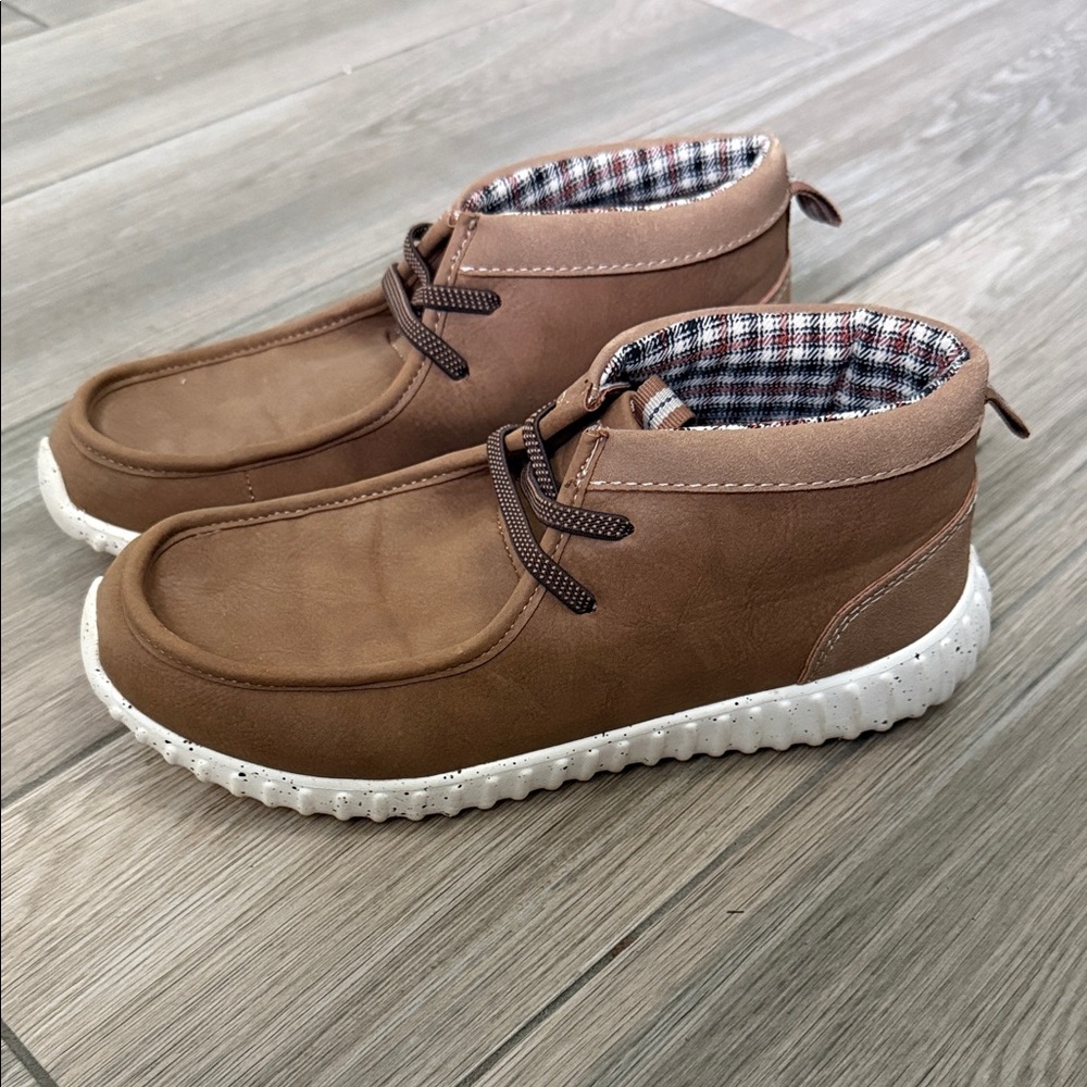 Stylish Brown Kids Dress Shoes